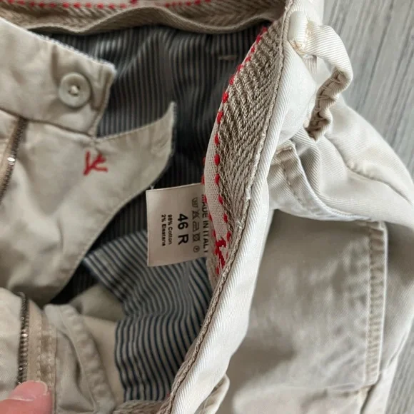 ISAIA beige cotton 5 pocket chino. Size 46(eu) 28-30 waist used